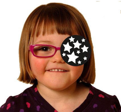Occluding Patches with Wallet Junior, paediatric vision testing equipment