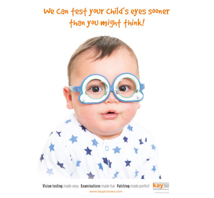 We can test your child's eyes