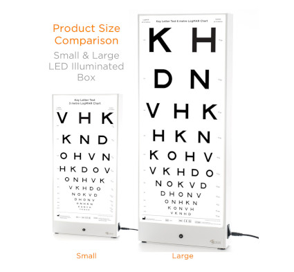 Evans Small and Large Light Box Product Size